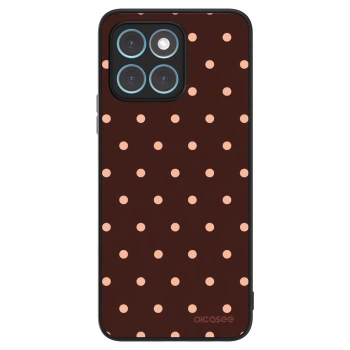 Etui na Honor X8 4G - Peach Dots & Chocolate