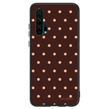 Etui na Honor 20 Pro - Peach Dots & Chocolate
