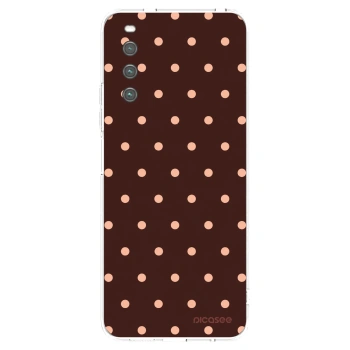Etui na Sony Xperia 10 IV 5G - Peach Dots & Chocolate
