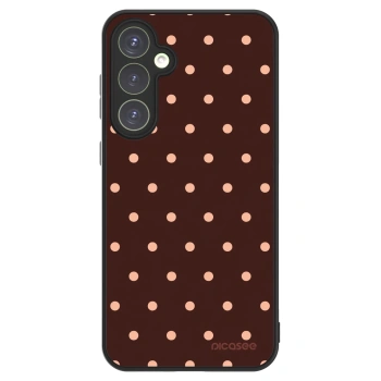 Picasee ULTIMATE CASE PowerShare pro Samsung Galaxy S23 FE S711B - Peach Dots & Chocolate
