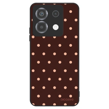 Etui na Xiaomi Poco X6 - Peach Dots & Chocolate
