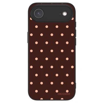 Picasee ULTIMATE CASE MagSafe pro Apple iPhone Air - Peach Dots & Chocolate