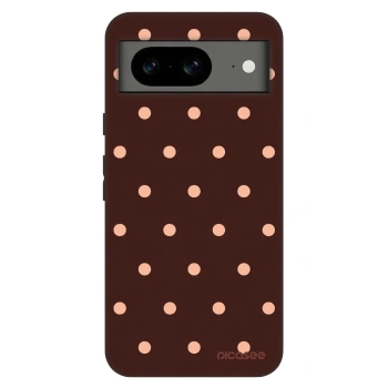 Etui na Google Pixel 8 Pro - Peach Dots & Chocolate