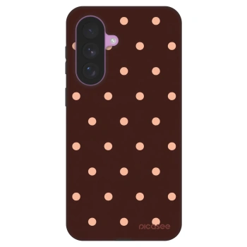 Etui na Samsung Galaxy A57 5G - Peach Dots & Chocolate