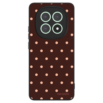 Etui na Xiaomi Redmi Note 15 5G - Peach Dots & Chocolate