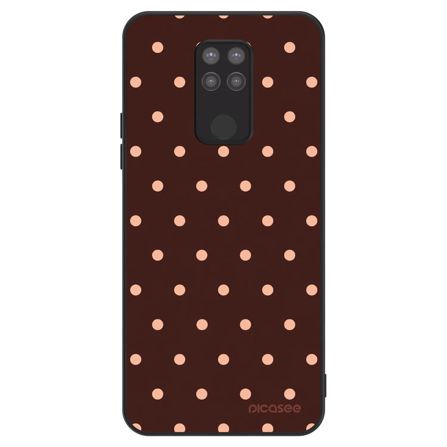 Picasee ULTIMATE CASE na Xiaomi Redmi Note 9 - Peach Dots & Chocolate