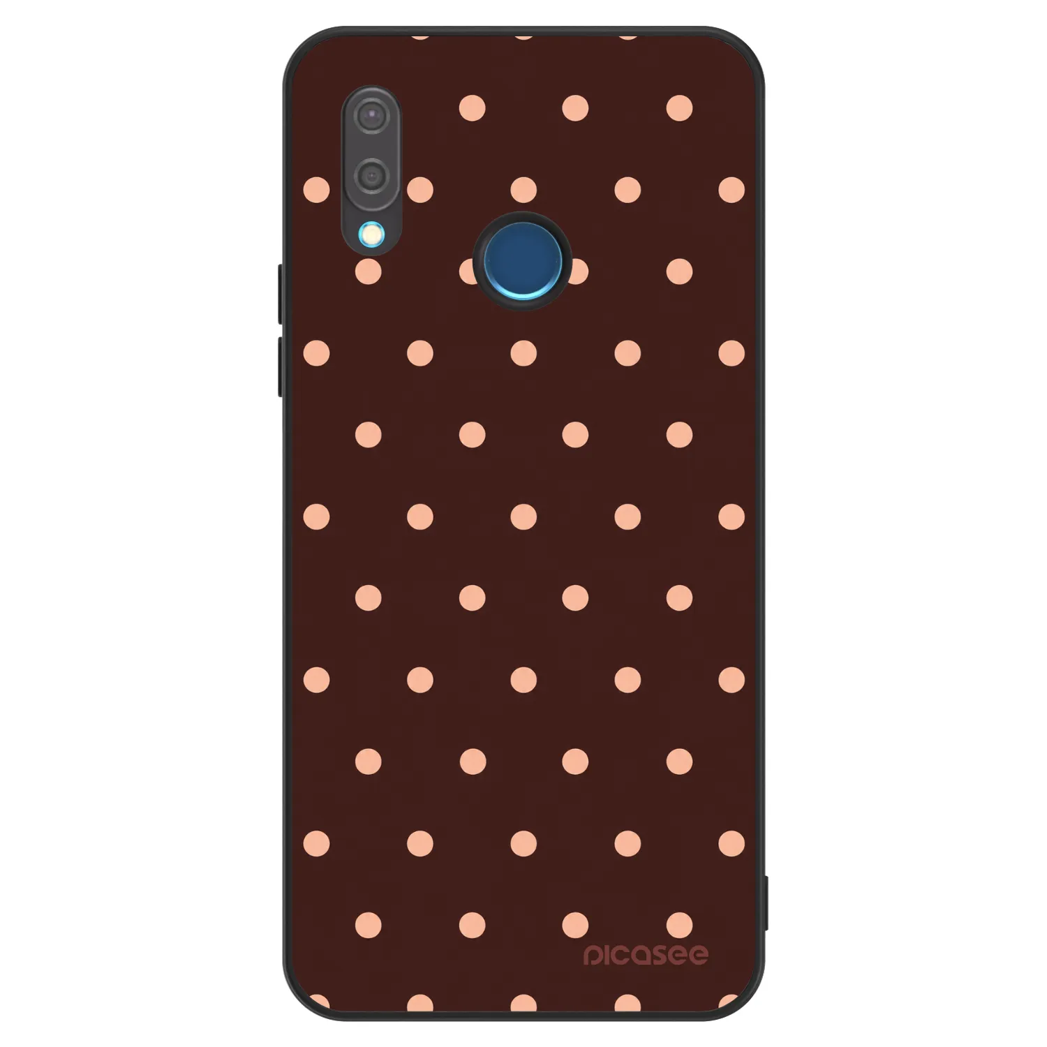 Picasee ULTIMATE CASE na Huawei P20 Lite - Peach Dots & Chocolate