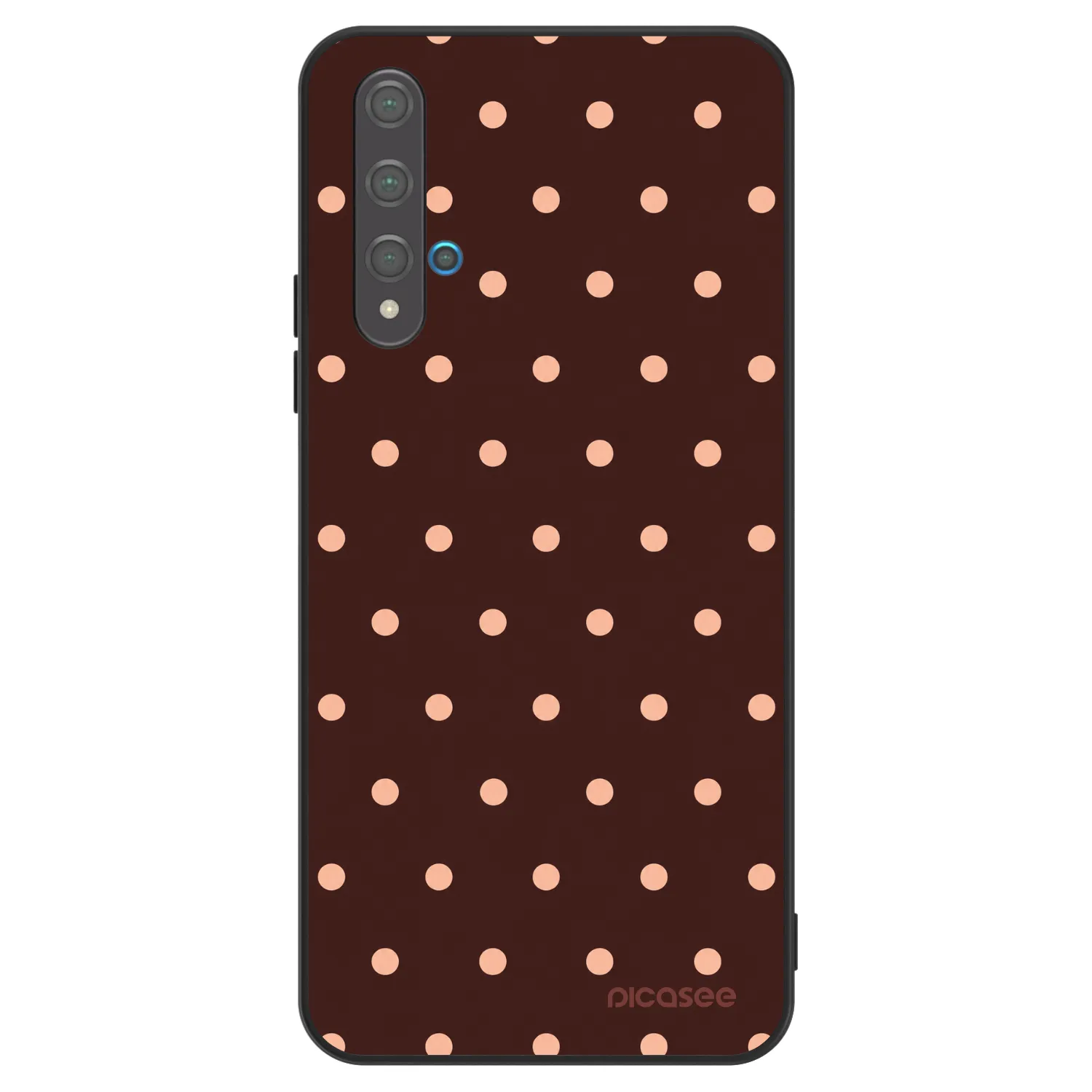 Picasee ULTIMATE CASE na Huawei Nova 5T - Peach Dots & Chocolate
