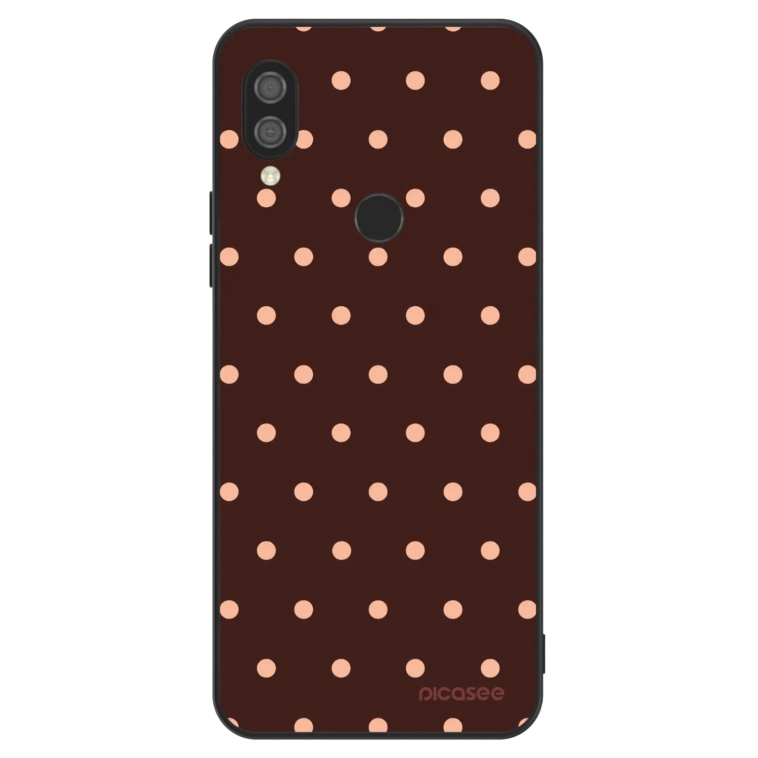 Picasee ULTIMATE CASE na Xiaomi Redmi 7 - Peach Dots & Chocolate
