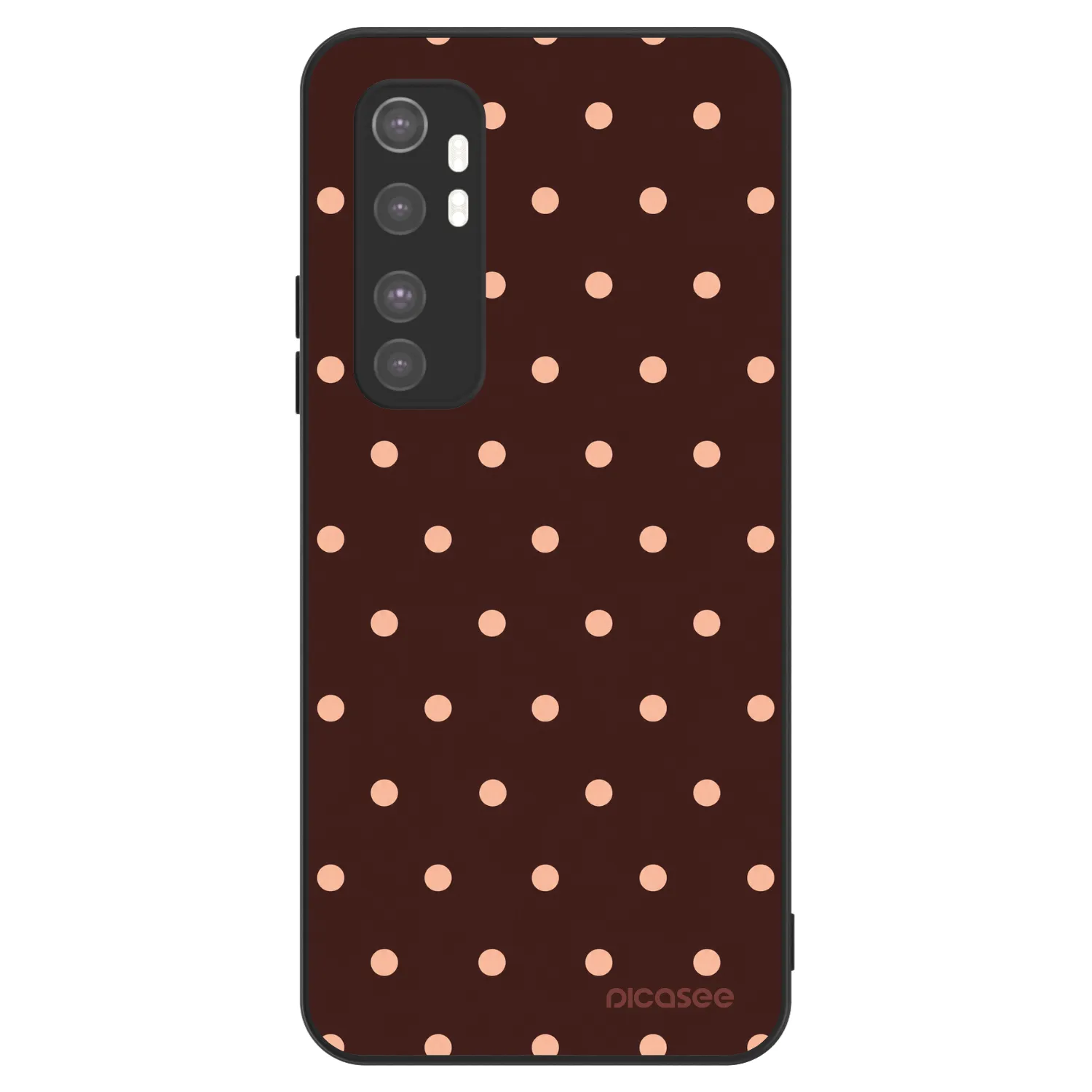 Picasee ULTIMATE CASE na Xiaomi Mi Note 10 Lite - Peach Dots & Chocolate