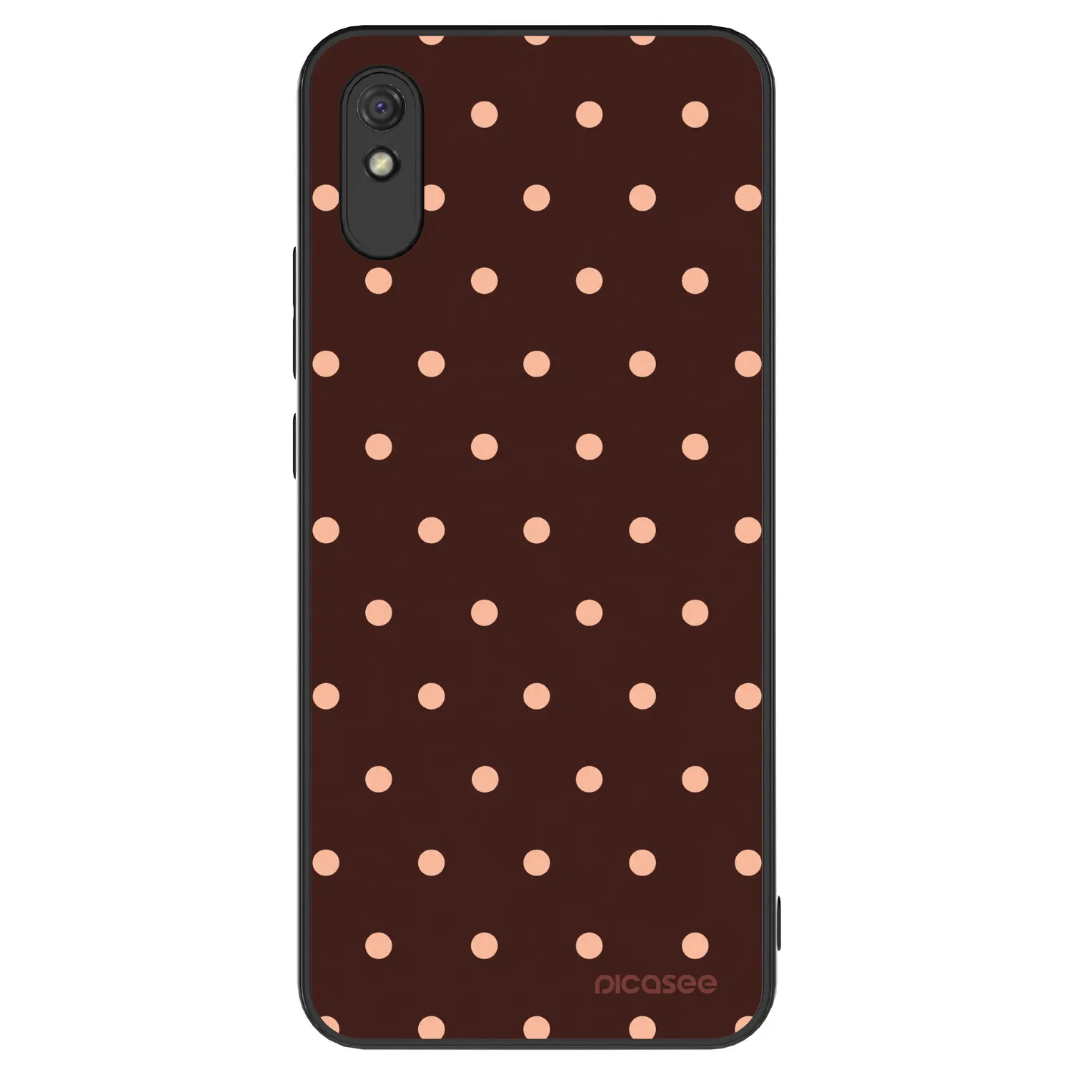 Picasee ULTIMATE CASE na Xiaomi Redmi 9A - Peach Dots & Chocolate
