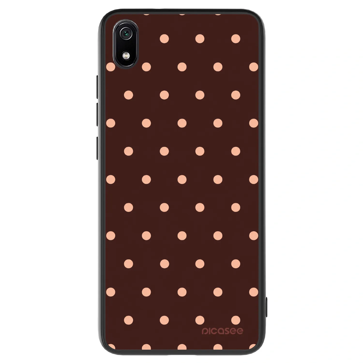 Picasee ULTIMATE CASE na Xiaomi Redmi 7A - Peach Dots & Chocolate
