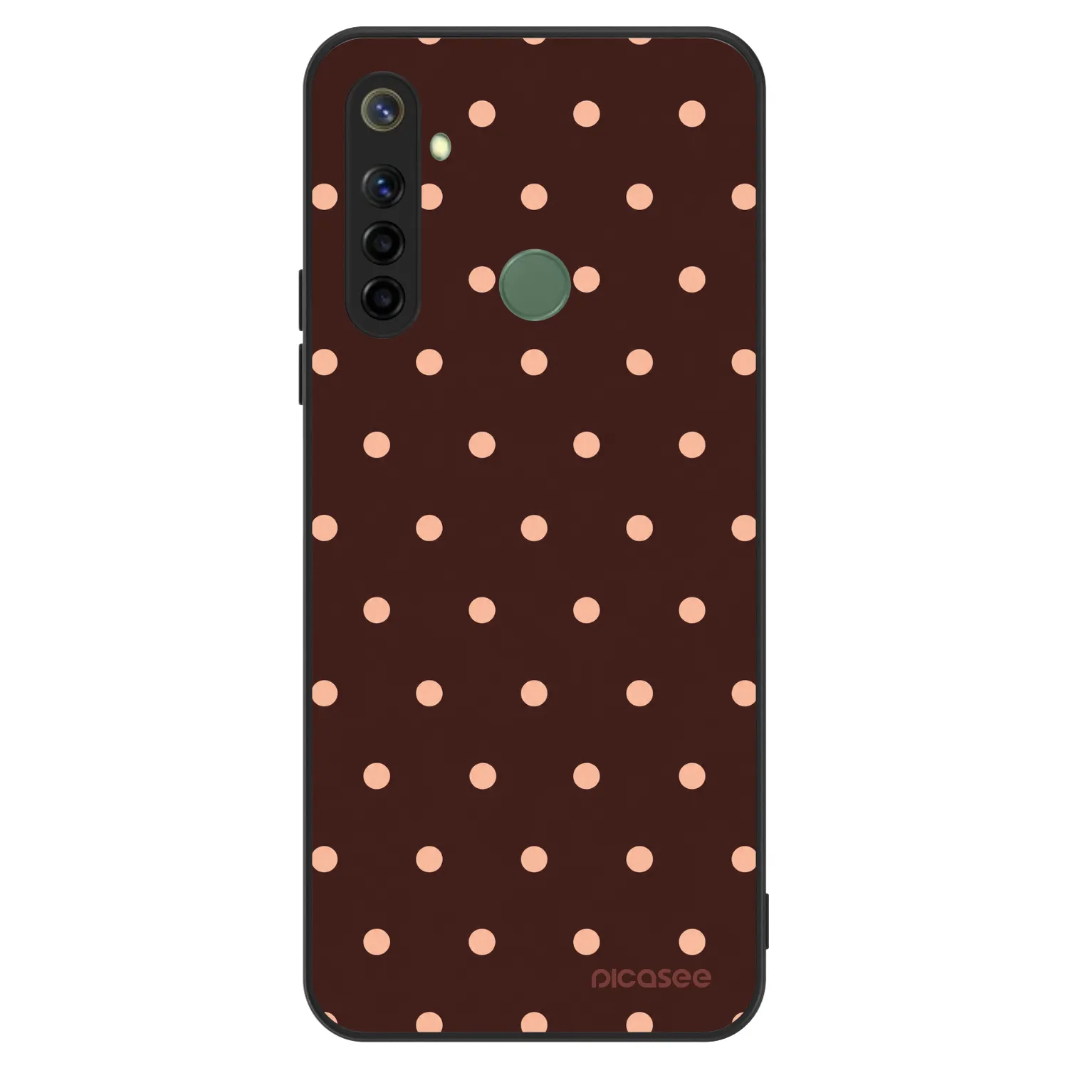 Picasee ULTIMATE CASE na Realme 6i - Peach Dots & Chocolate