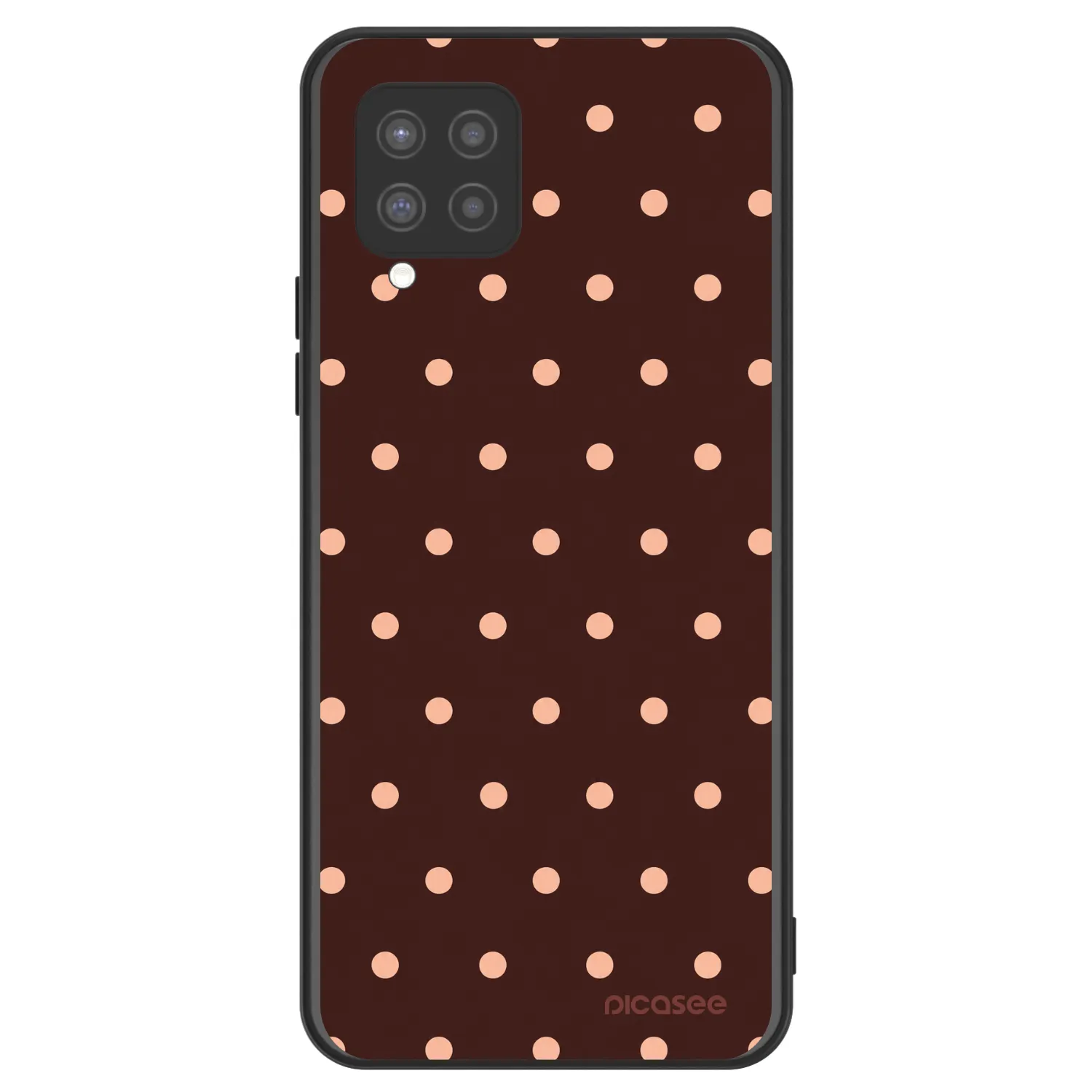 Picasee ULTIMATE CASE na Samsung Galaxy A42 A426B - Peach Dots & Chocolate