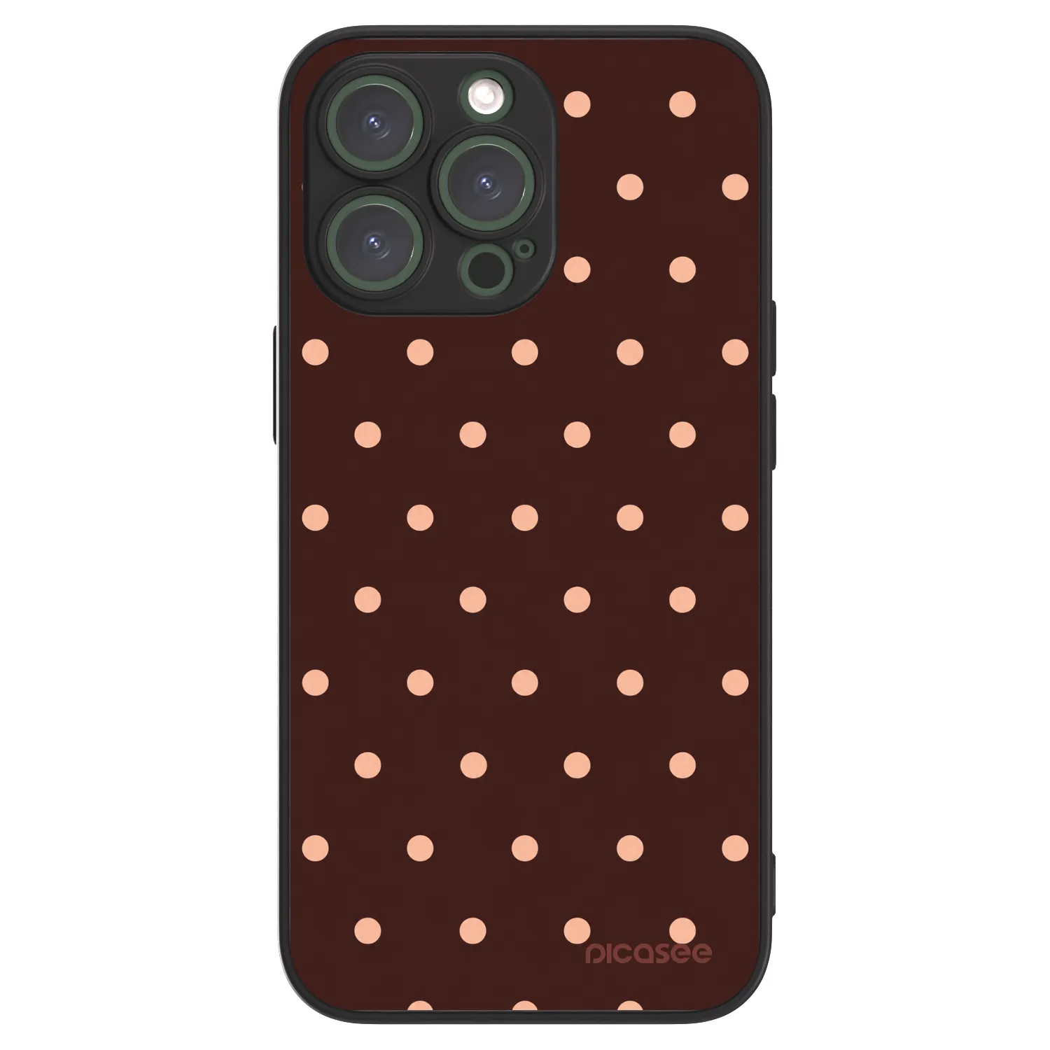 Picasee ULTIMATE CASE na Apple iPhone 13 Pro - Peach Dots & Chocolate