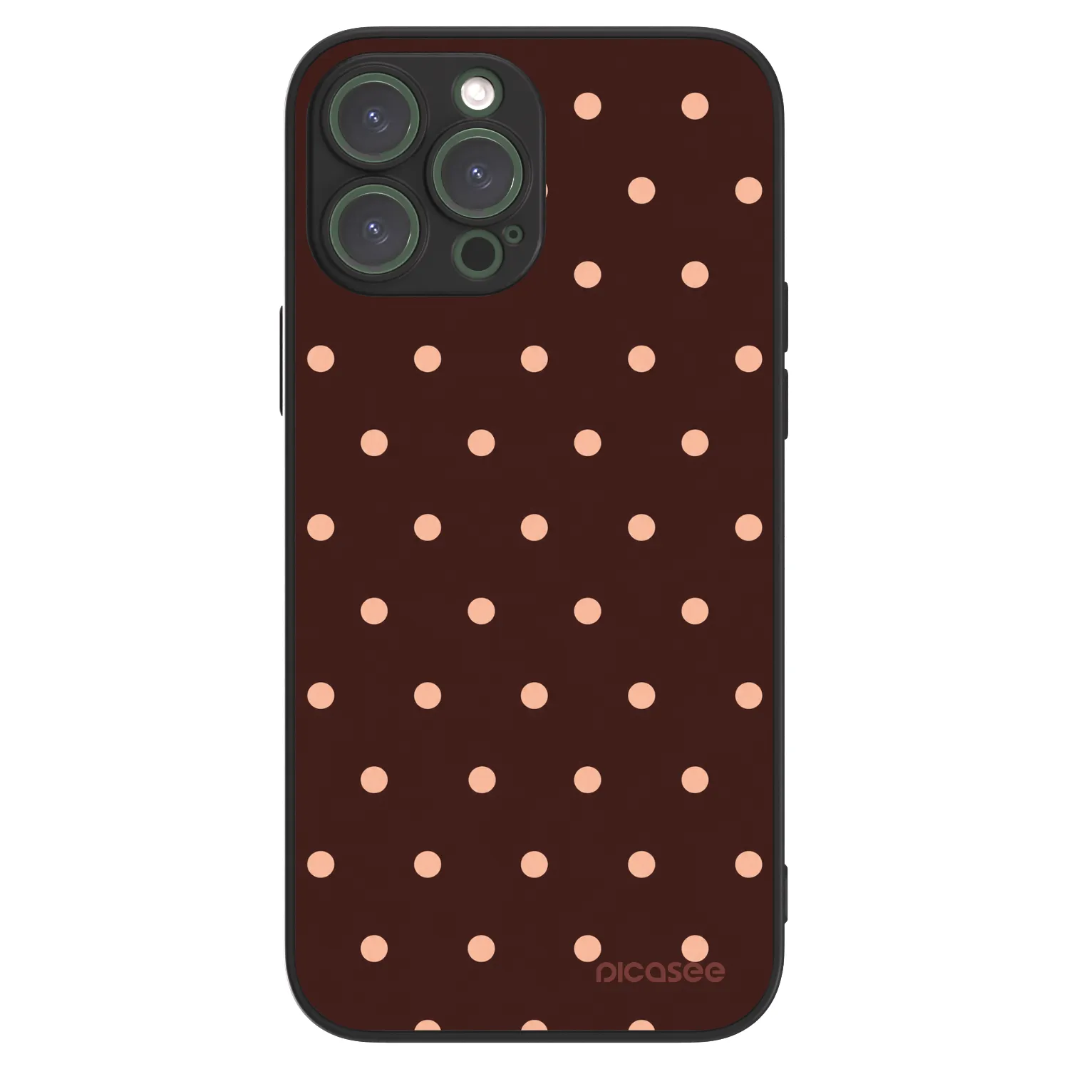 Picasee ULTIMATE CASE na Apple iPhone 13 Pro Max - Peach Dots & Chocolate