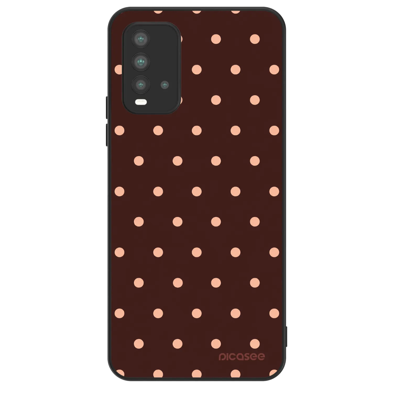 Picasee ULTIMATE CASE na Xiaomi Redmi 9T - Peach Dots & Chocolate