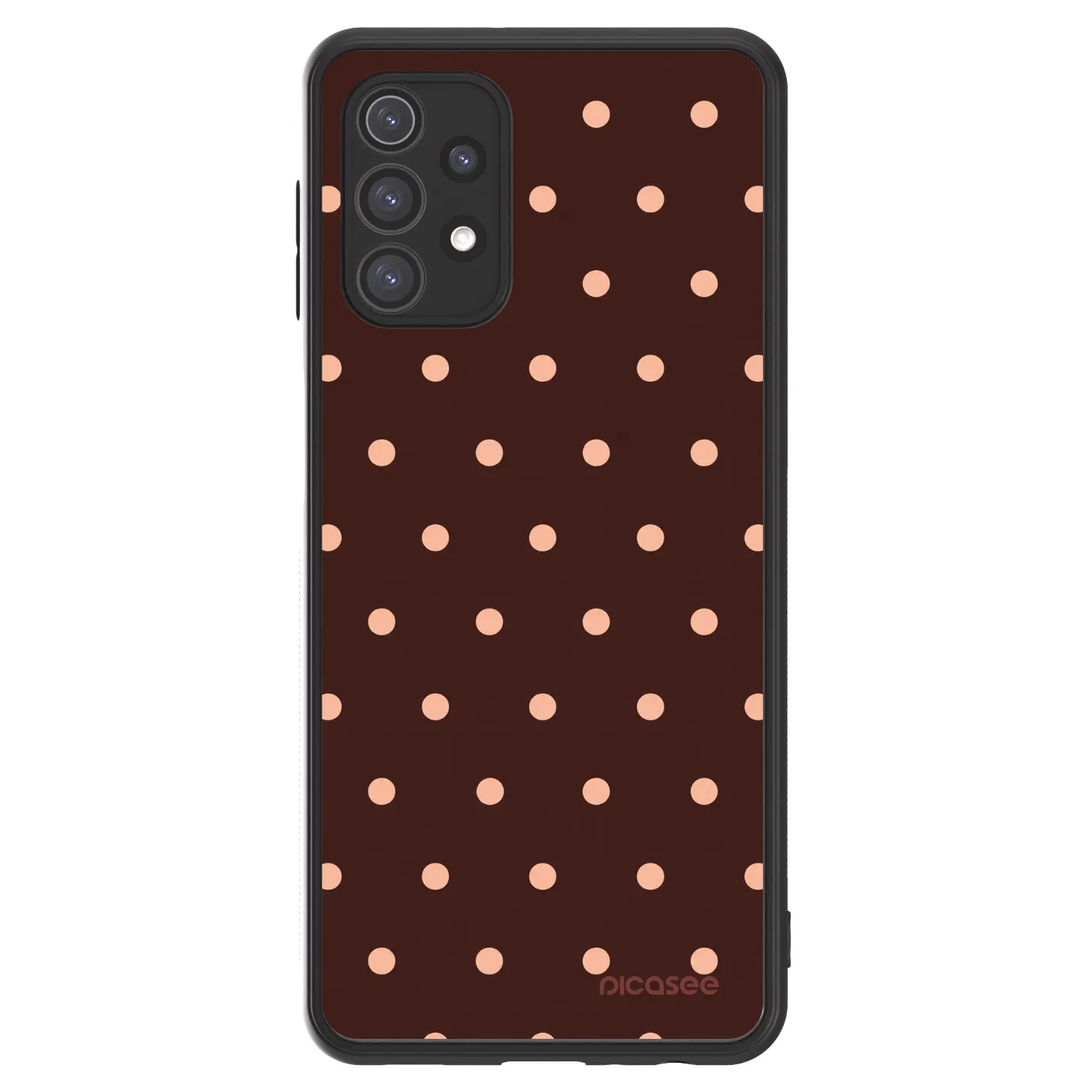 Picasee ULTIMATE CASE na Samsung Galaxy A32 5G A326B - Peach Dots & Chocolate