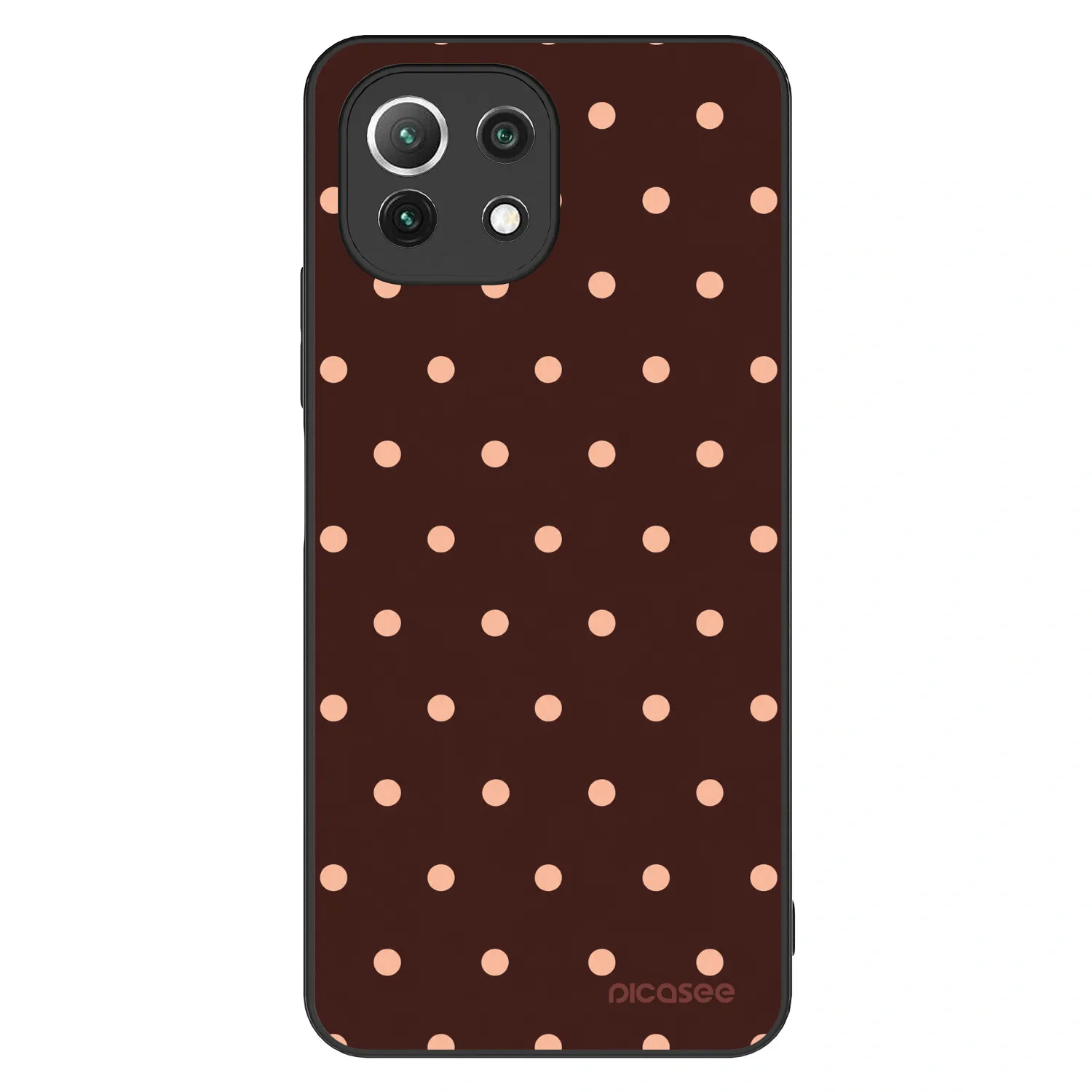 Picasee ULTIMATE CASE na Xiaomi Mi 11 Lite - Peach Dots & Chocolate