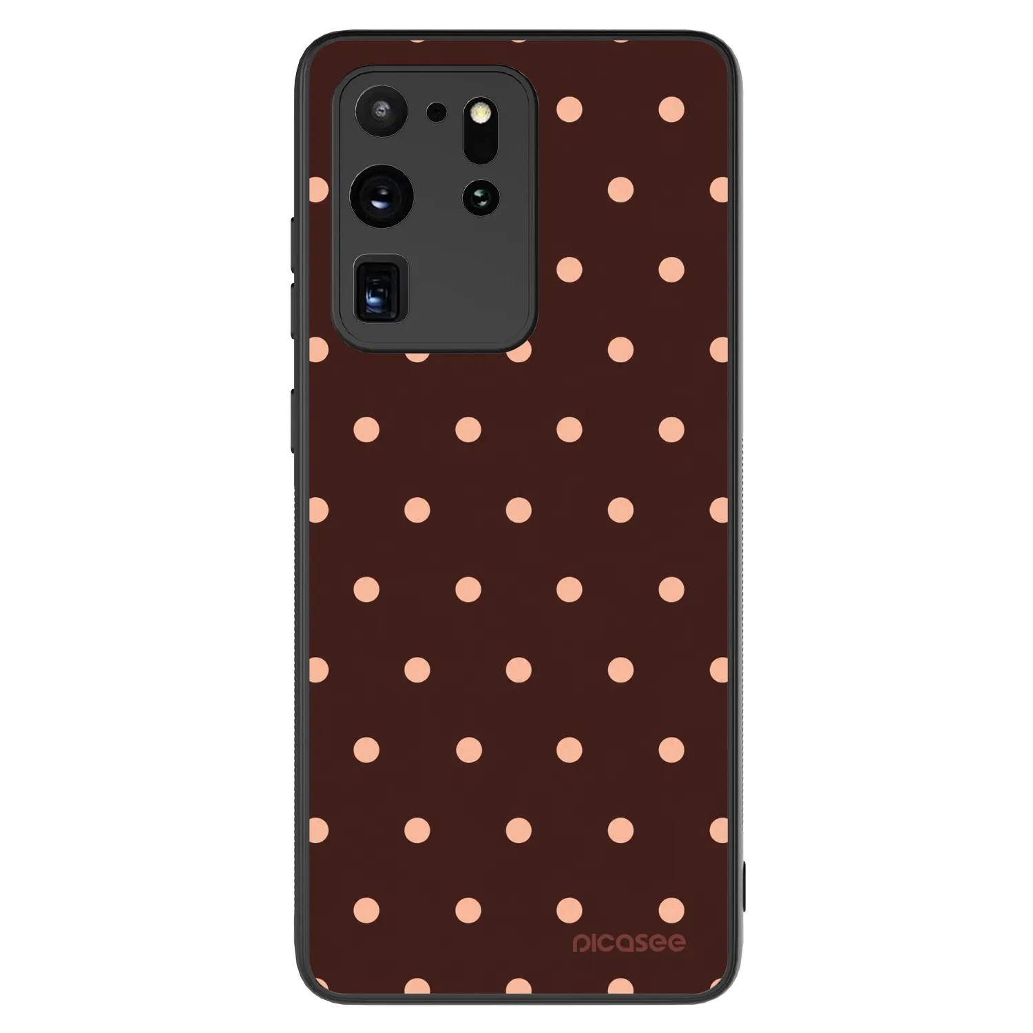 Picasee ULTIMATE CASE na Samsung Galaxy S20 Ultra 5G G988F - Peach Dots & Chocolate