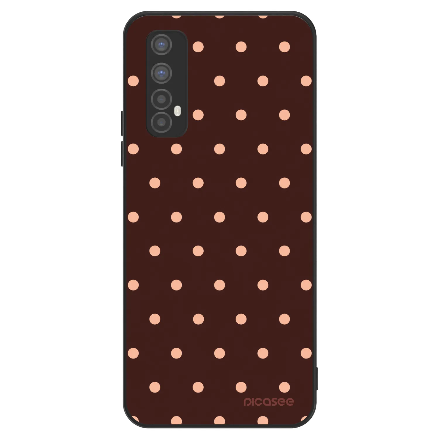 Picasee ULTIMATE CASE na Realme 7 - Peach Dots & Chocolate