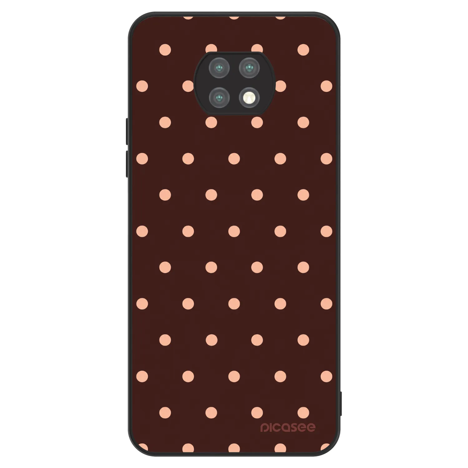 Picasee ULTIMATE CASE na Xiaomi Redmi Note 9T - Peach Dots & Chocolate