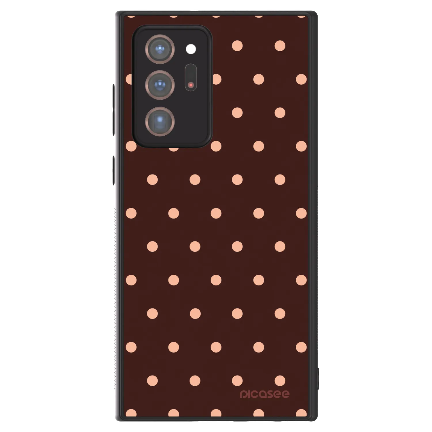 Picasee ULTIMATE CASE na Samsung Galaxy Note 20 Ultra - Peach Dots & Chocolate