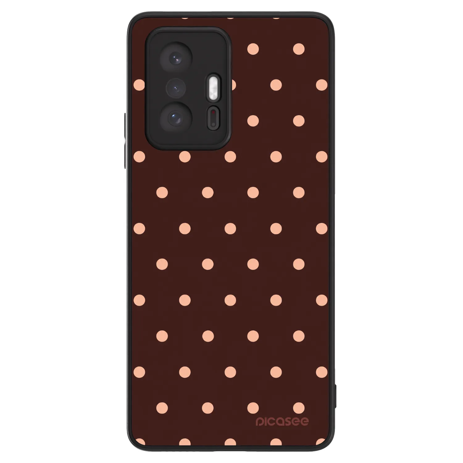 Picasee ULTIMATE CASE na Xiaomi 11T Pro - Peach Dots & Chocolate