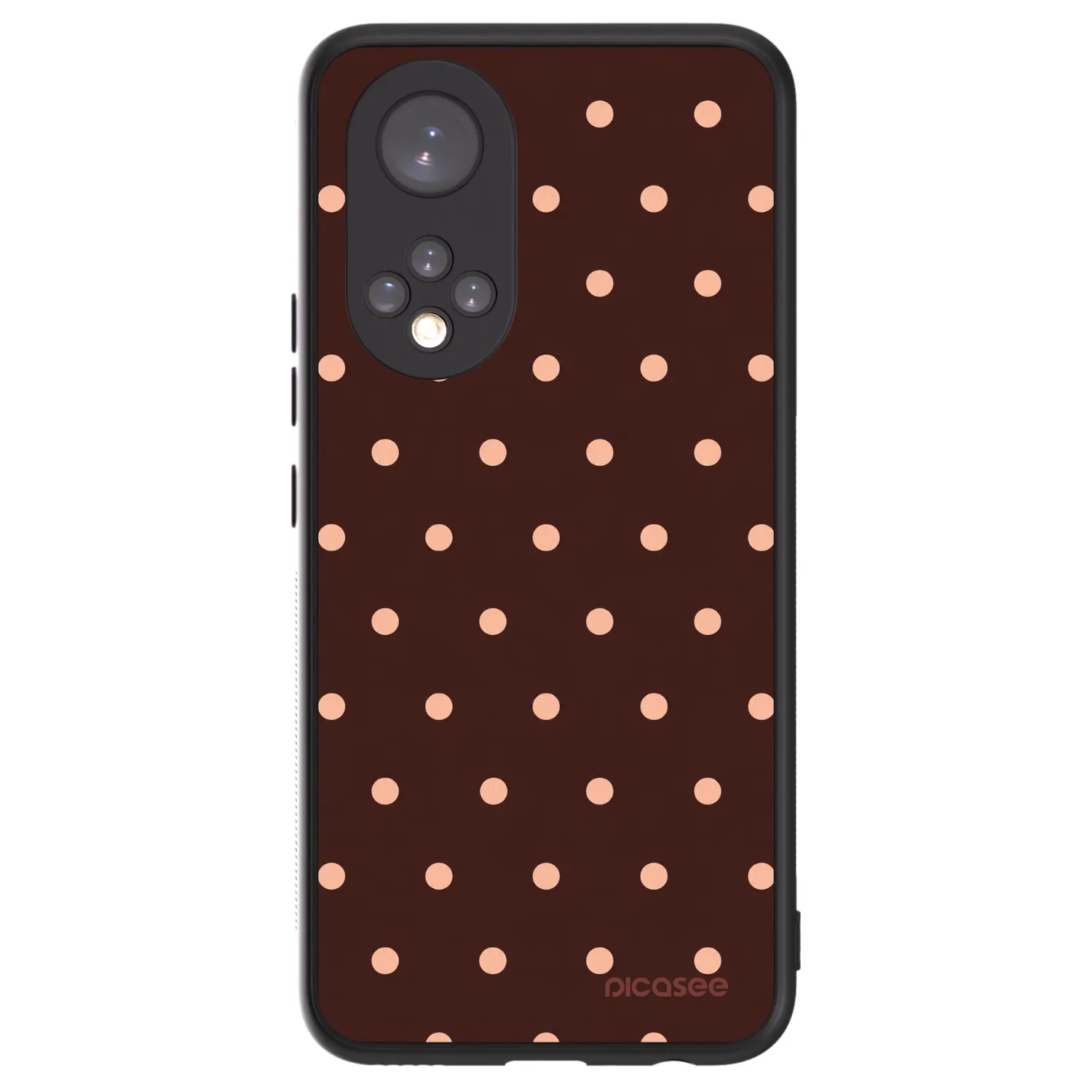 Picasee ULTIMATE CASE na Honor 50 5G - Peach Dots & Chocolate
