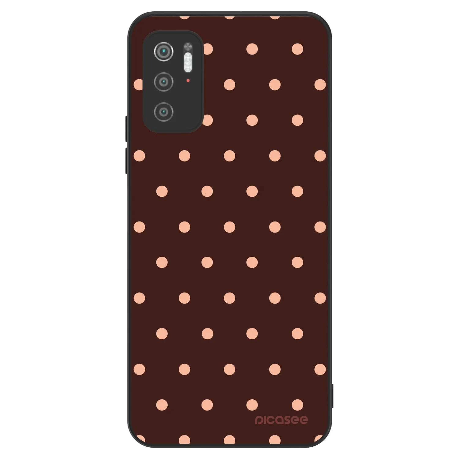 Picasee ULTIMATE CASE na Xiaomi Poco M3 Pro 5G - Peach Dots & Chocolate