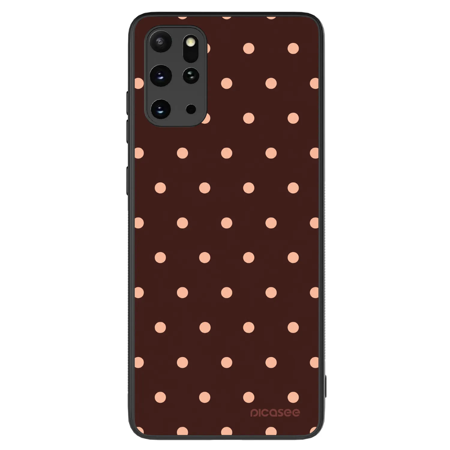 Picasee ULTIMATE CASE na Samsung Galaxy S20+ G985F - Peach Dots & Chocolate