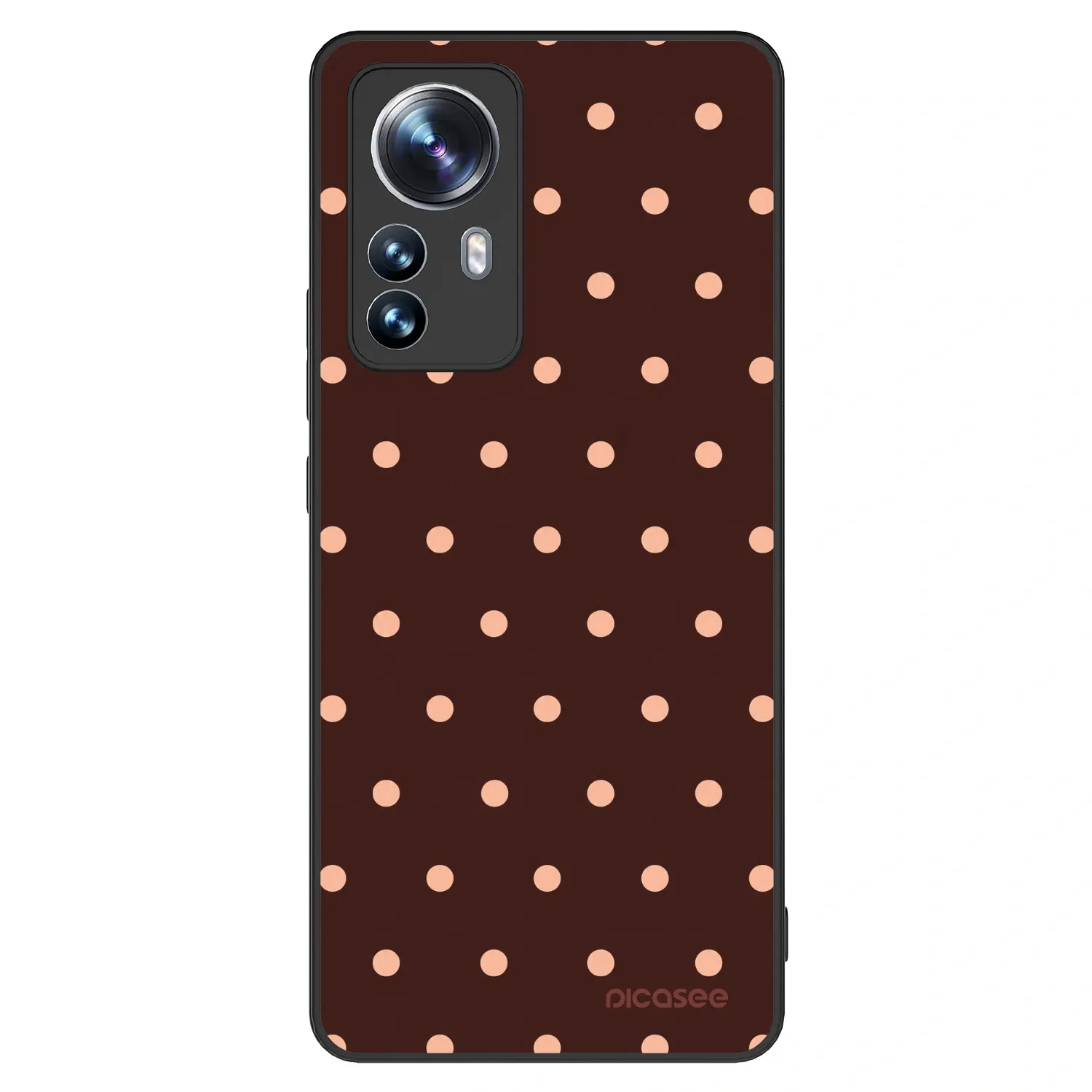 Picasee ULTIMATE CASE na Xiaomi 12 Pro - Peach Dots & Chocolate