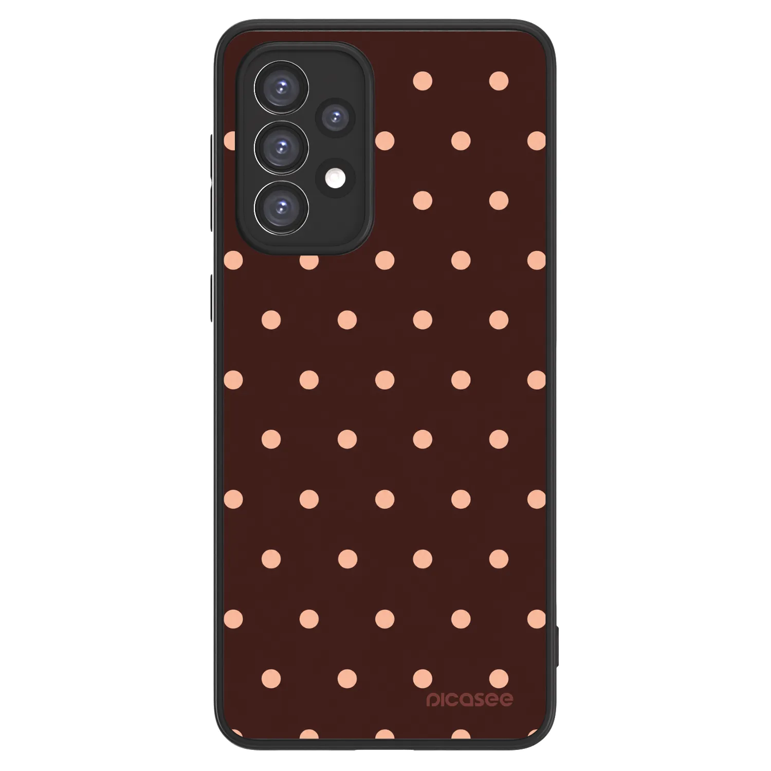 Picasee ULTIMATE CASE na Samsung Galaxy A33 5G A336 - Peach Dots & Chocolate