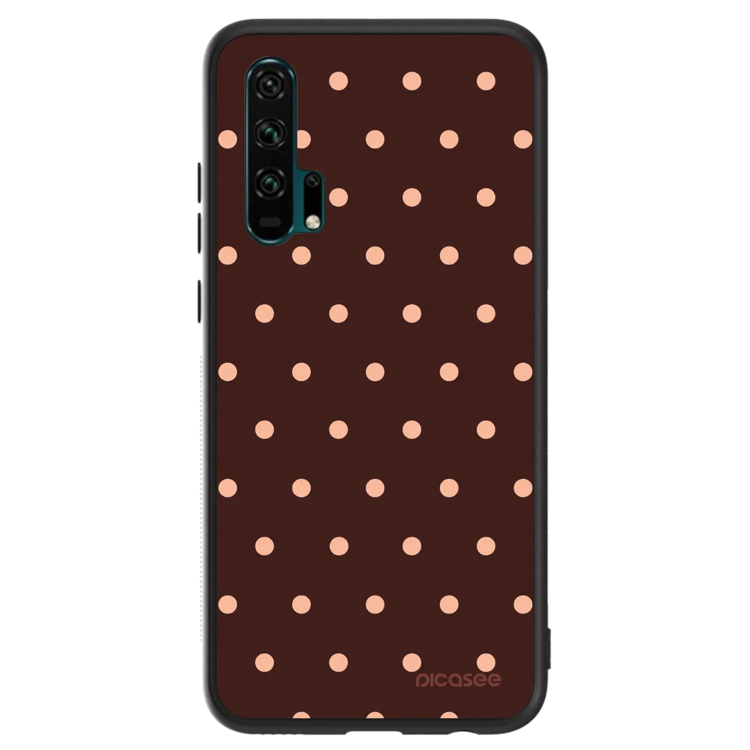 Picasee ULTIMATE CASE na Honor 20 Pro - Peach Dots & Chocolate