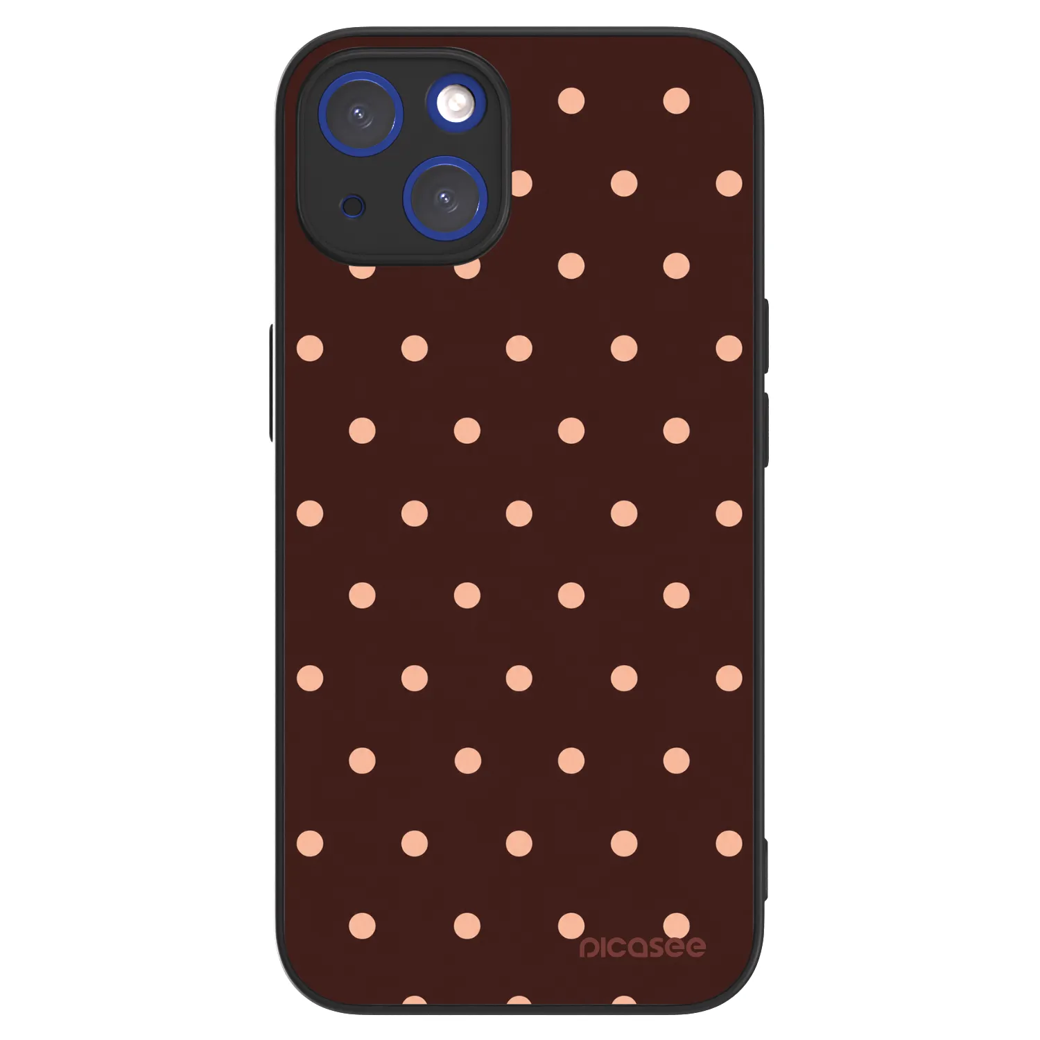 Picasee ULTIMATE CASE na Apple iPhone 14 - Peach Dots & Chocolate