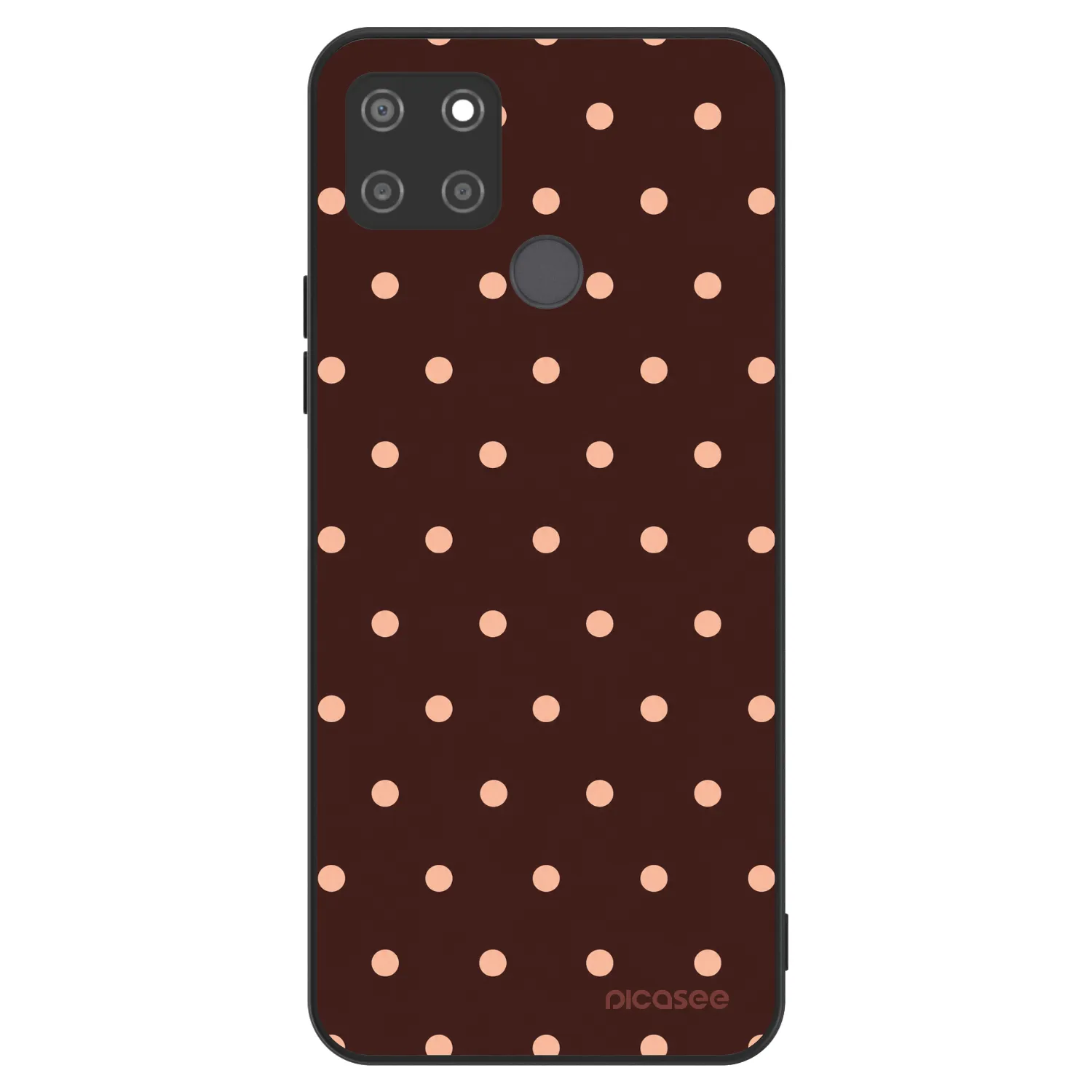 Picasee ULTIMATE CASE na Realme C21Y - Peach Dots & Chocolate