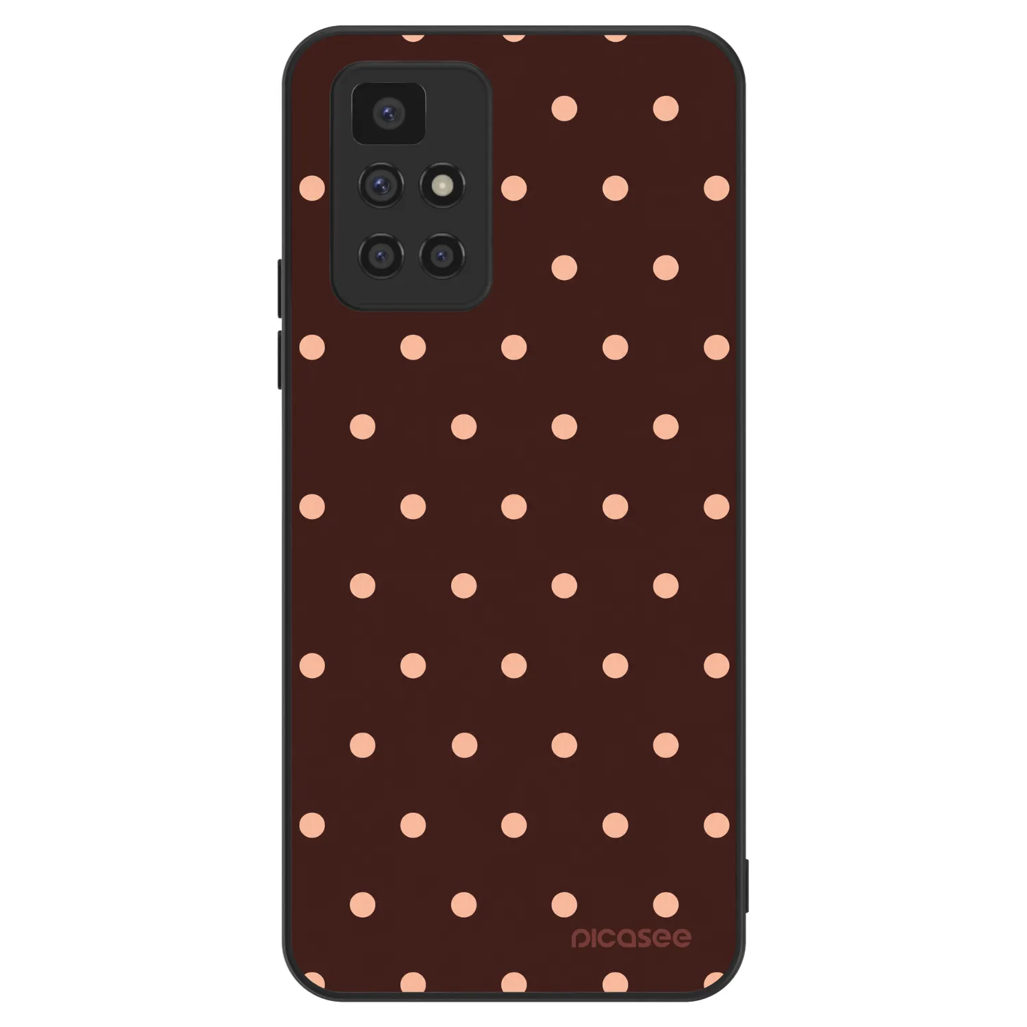 Picasee ULTIMATE CASE na Xiaomi Redmi 10 (2022) - Peach Dots & Chocolate