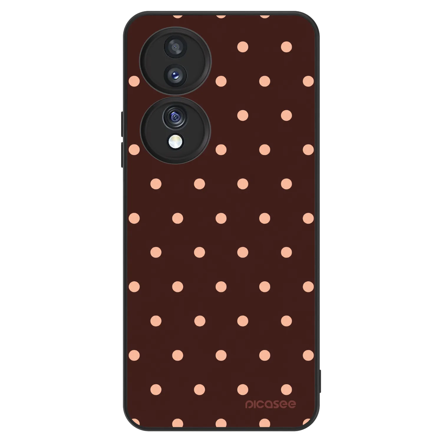 Picasee ULTIMATE CASE na Honor 70 - Peach Dots & Chocolate