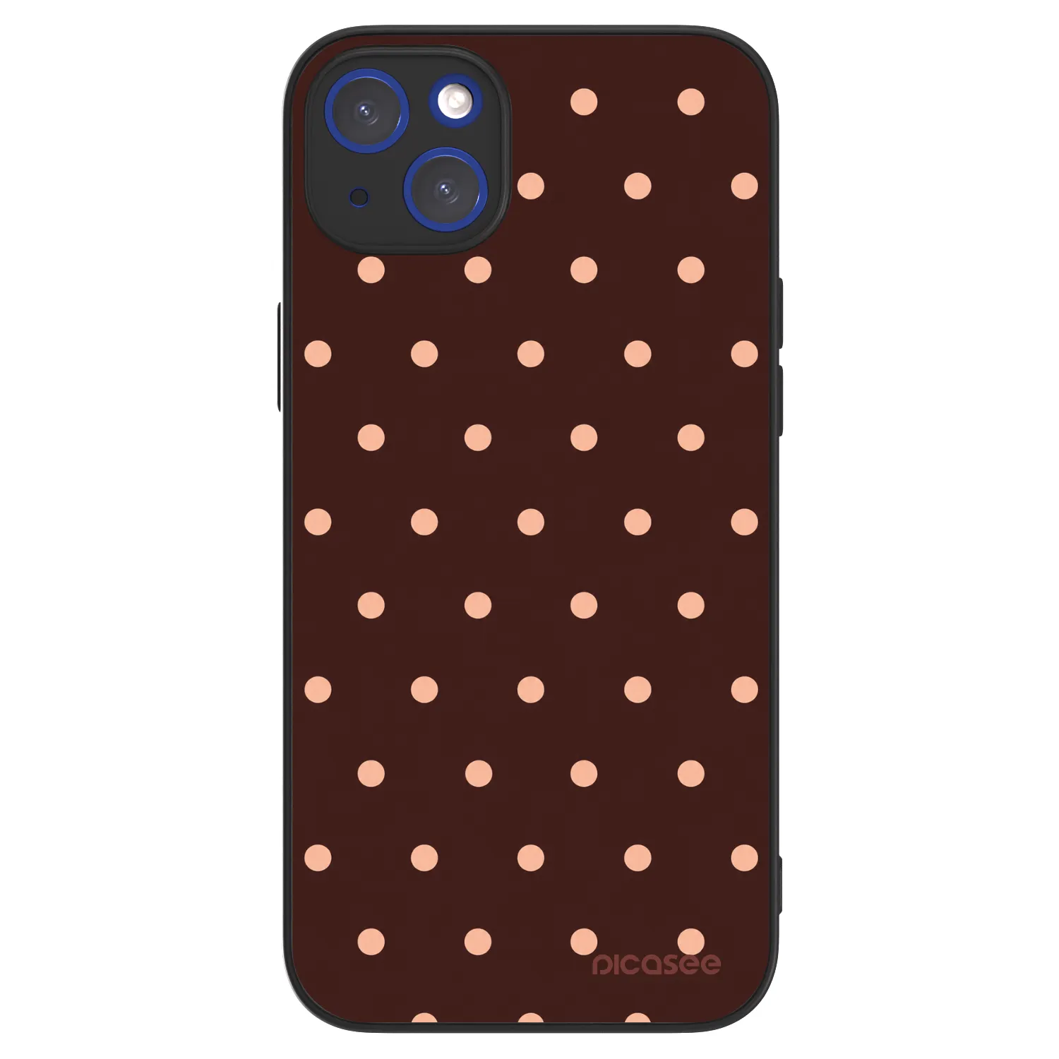 Picasee ULTIMATE CASE MagSafe pro Apple iPhone 14 Plus - Peach Dots & Chocolate