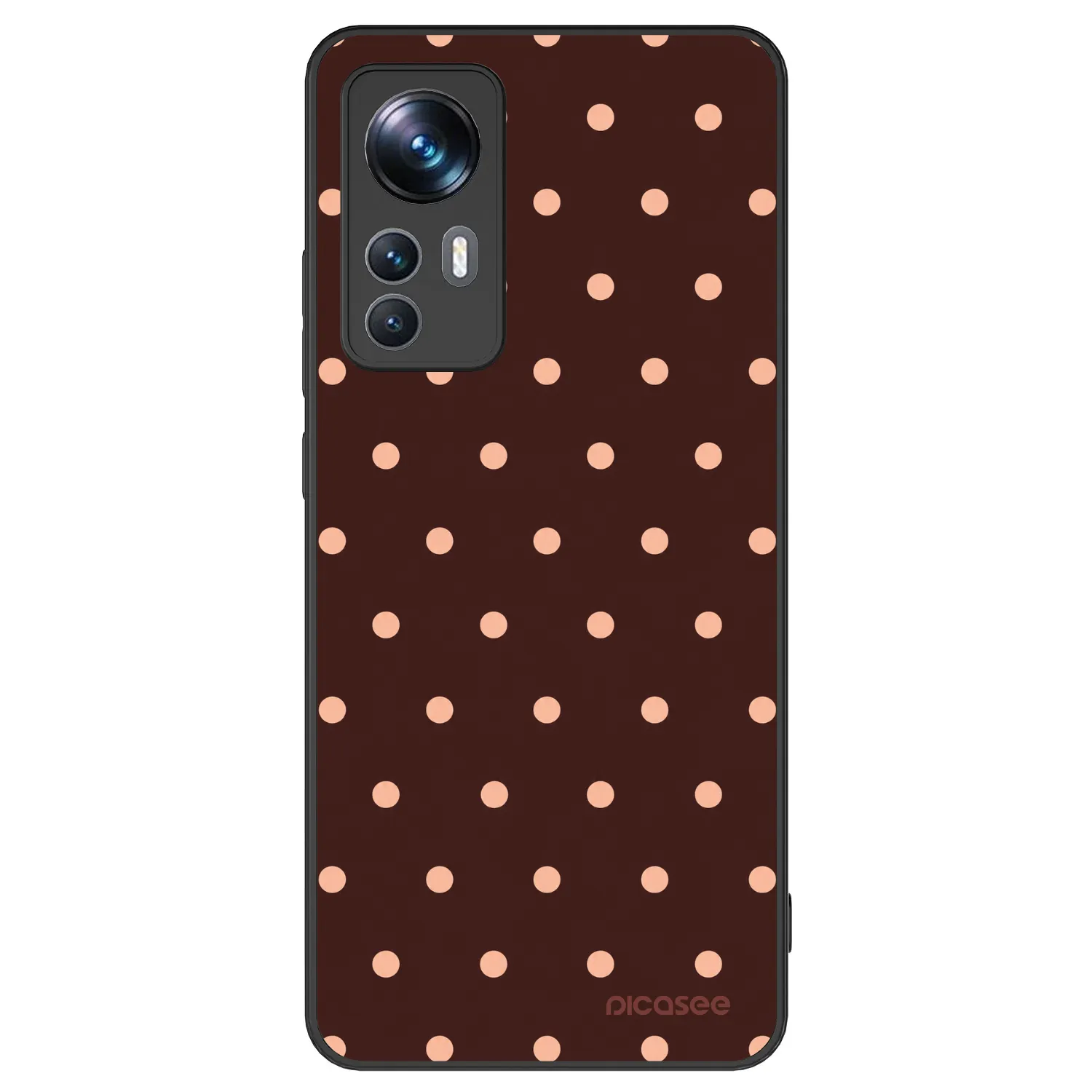 Picasee ULTIMATE CASE na Xiaomi 12T Pro - Peach Dots & Chocolate