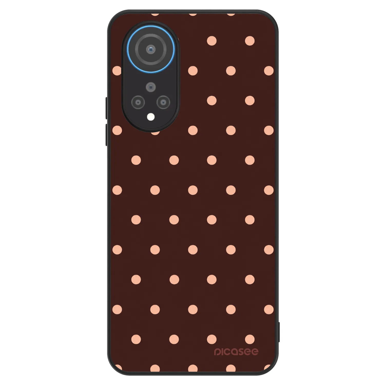 Picasee ULTIMATE CASE na Honor X7 - Peach Dots & Chocolate