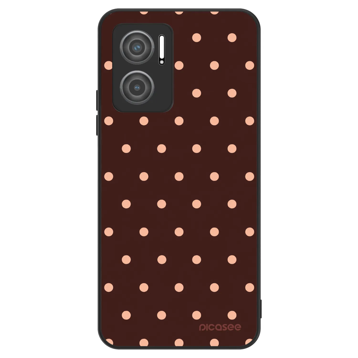 Picasee ULTIMATE CASE na Xiaomi Redmi 10 5G - Peach Dots & Chocolate