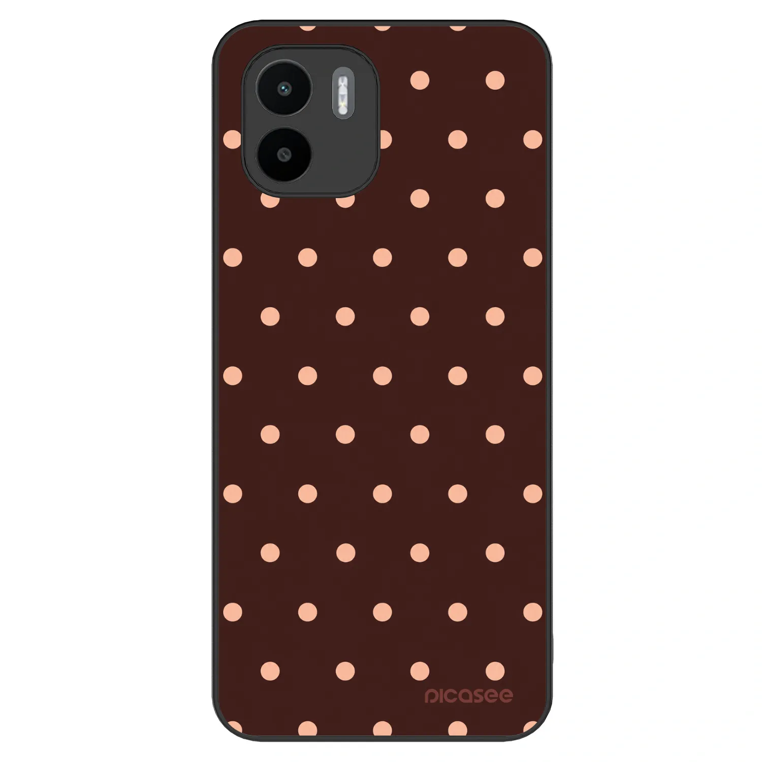 Picasee ULTIMATE CASE na Xiaomi Redmi A1 - Peach Dots & Chocolate