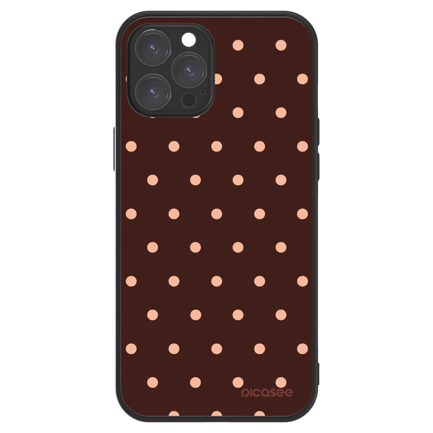 Picasee ULTIMATE CASE MagSafe pro Apple iPhone 12 Pro Max - Peach Dots & Chocolate