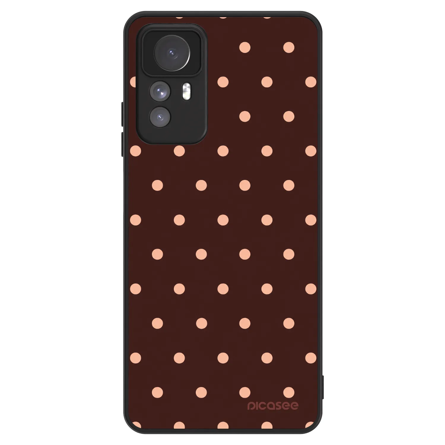 Picasee ULTIMATE CASE na Xiaomi Redmi Note 12S - Peach Dots & Chocolate
