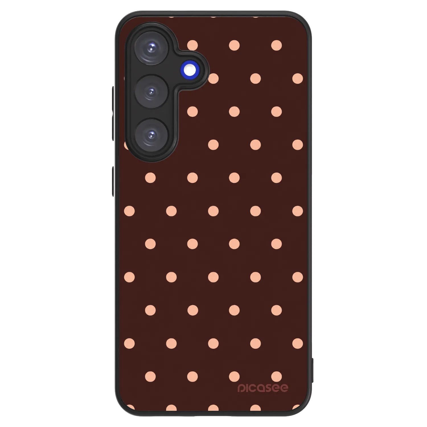 Picasee ULTIMATE CASE na Samsung Galaxy A25 A256B 5G - Peach Dots & Chocolate