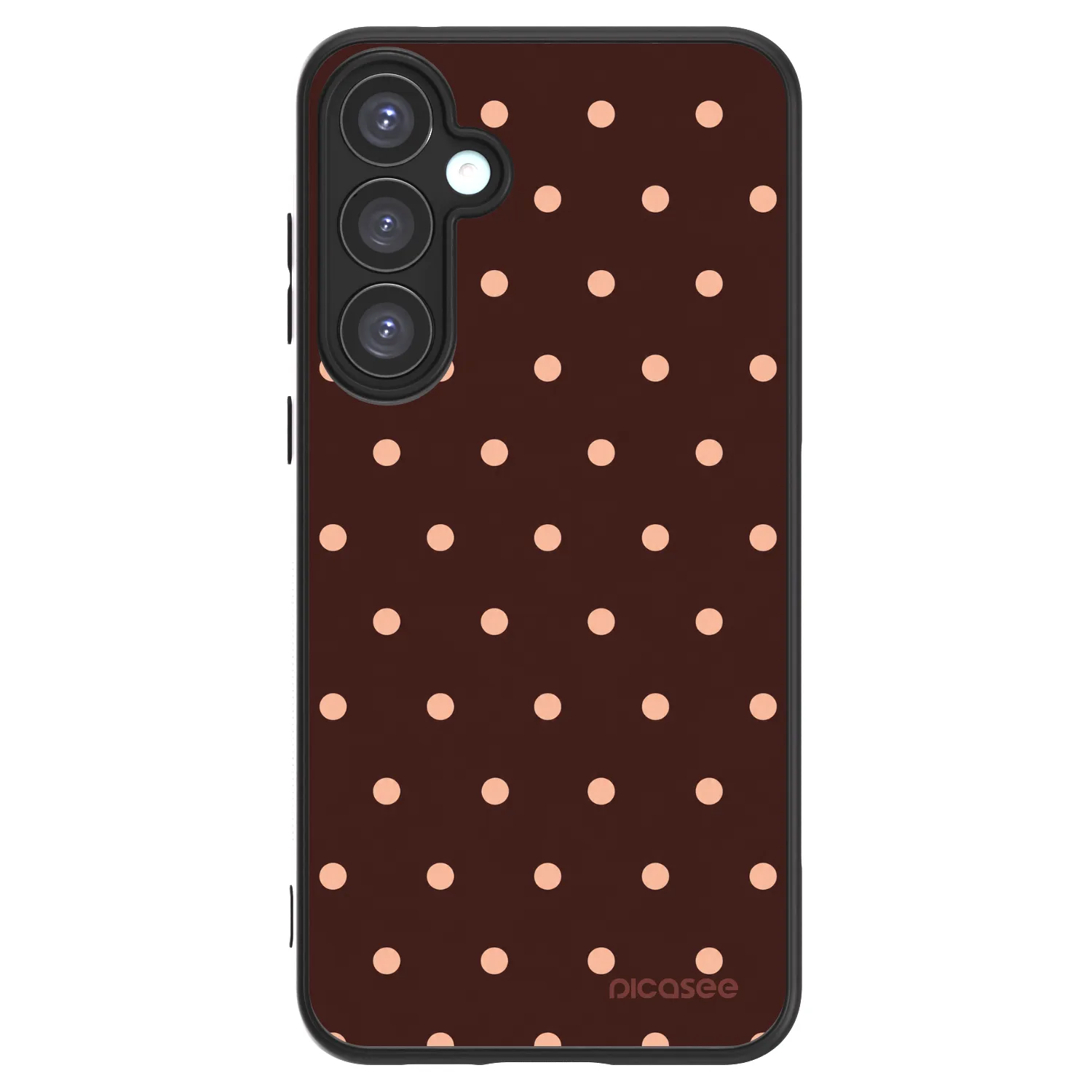 Picasee ULTIMATE CASE na Samsung Galaxy A55 5G A556B - Peach Dots & Chocolate