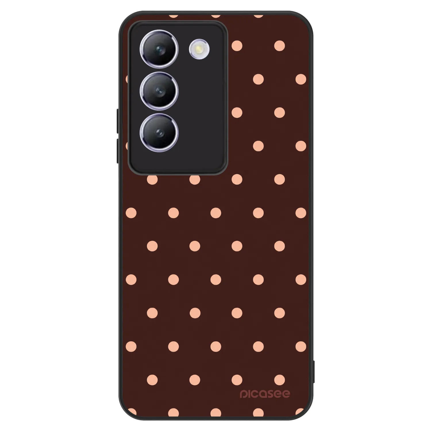 Picasee ULTIMATE CASE na Vivo V40 SE 5G - Peach Dots & Chocolate
