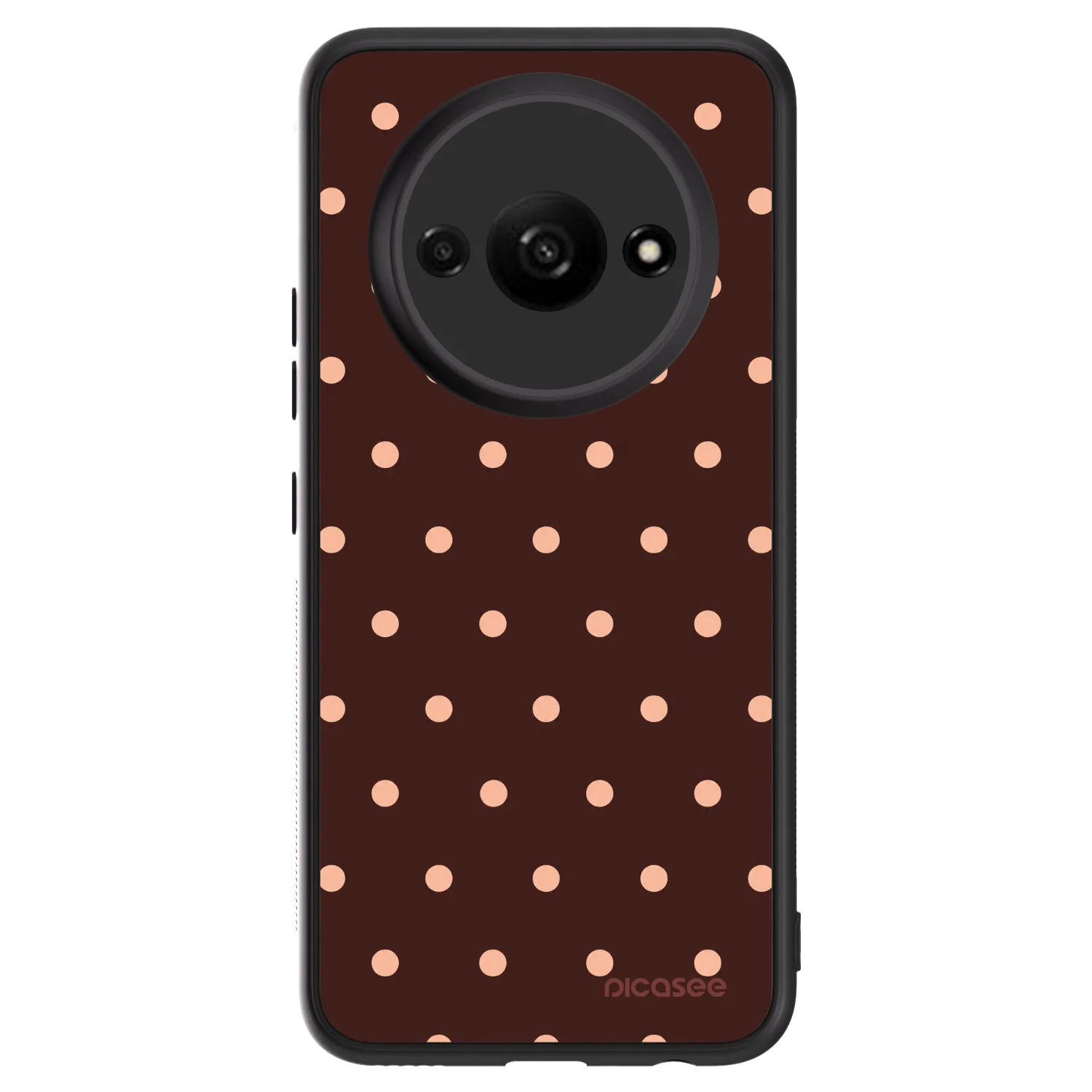 Picasee ULTIMATE CASE na Xiaomi Redmi A3 - Peach Dots & Chocolate