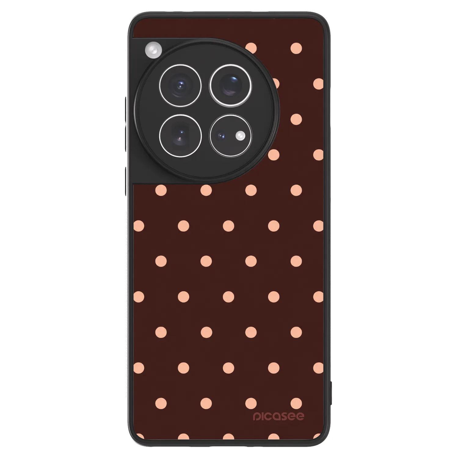 Picasee ULTIMATE CASE na OnePlus 12 5G - Peach Dots & Chocolate